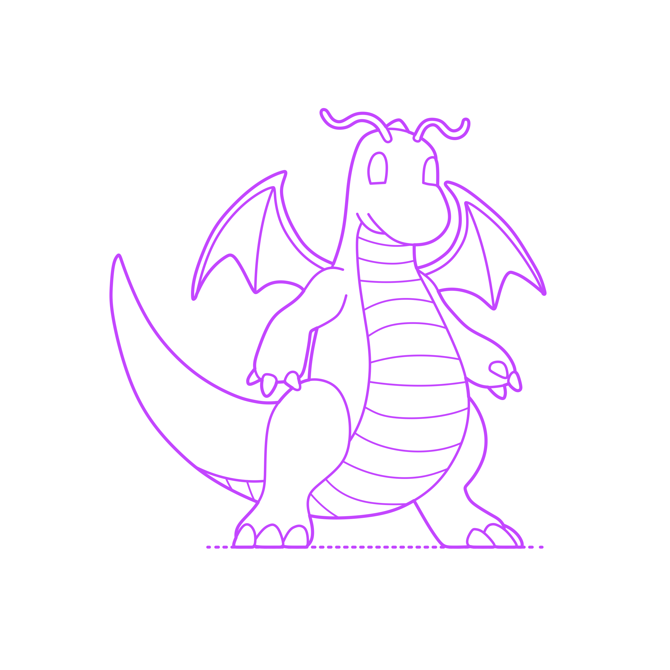 Pop Culture Pokemon Dragonite Sticker Svg Vector Free Vectors